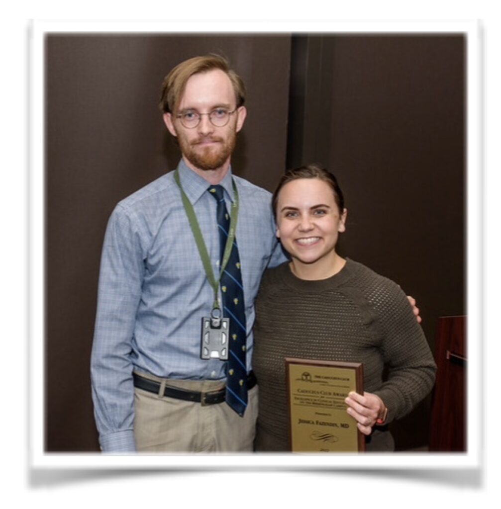 Best Clinical Educator on Birmingham Campus (Tie): - Dr. Jessica Fazendin