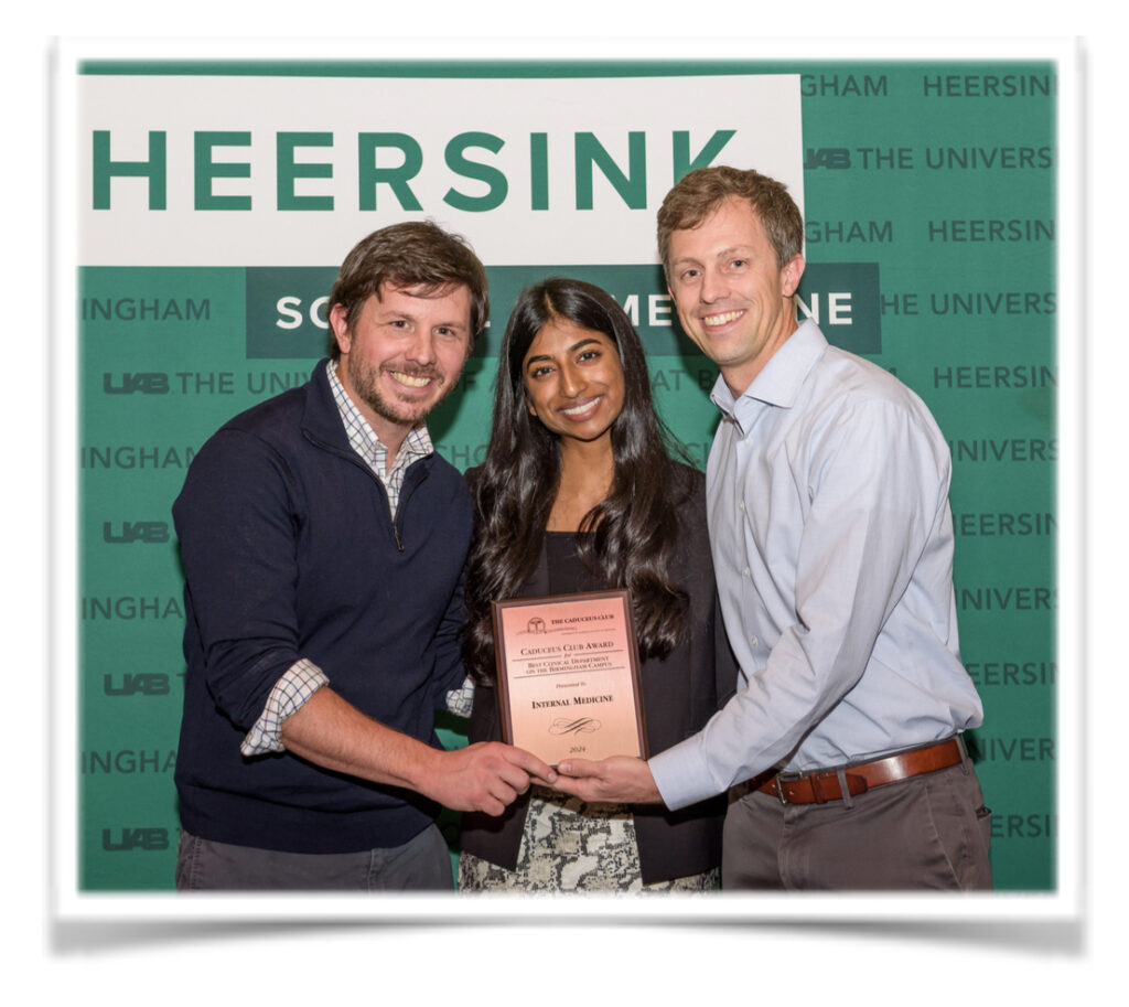 Caduceus Club - University of Alabama - Heersink School of Medicine - 2024 Argus Award Winner - Best Clinical Department - Internal Medicine