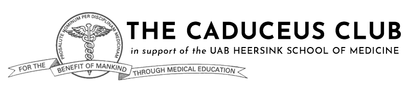 The Caduceus Club in support of the UAB Heersink School of Medicine logo